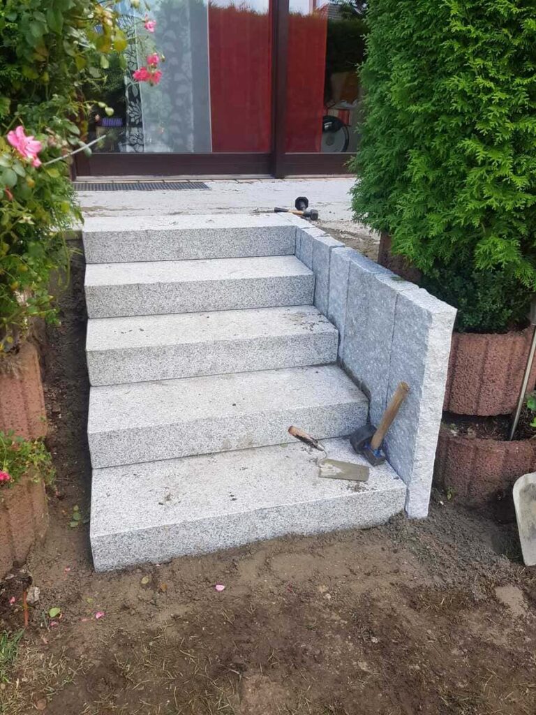 Treppe aus Naturstein in Bochum